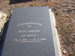 KOSTER Kitty nee COERTSE 1927-1995