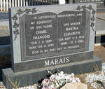 MARAIS Charl Francois 1899-1975 & Martha Elizabeth SMIT 1906-1984