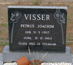 VISSER Petrus Joachim 1907-1983