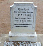 FAURE T.P.A. 1870-1948