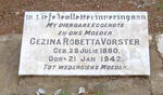 VOSTER Gezina Robetta 1880-1942