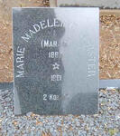 VORSTER Marie Madeleine nee MARAIS 1892-1921