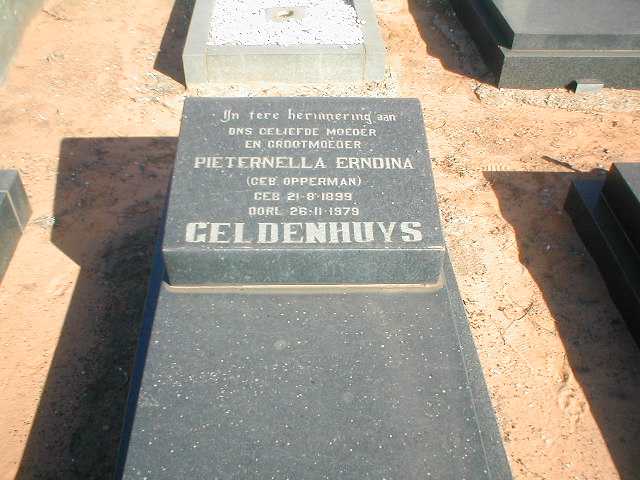 GELDENHUYS Pieternella Erndina nee OPPERMAN 1899-1979