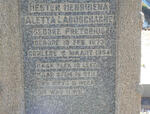 LABUSCHAGNE Hester Hendriena nee PRETORIUS 1873-1954
