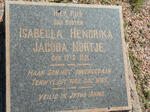NORTJE Isabella Hendrika Jacoba 1921-