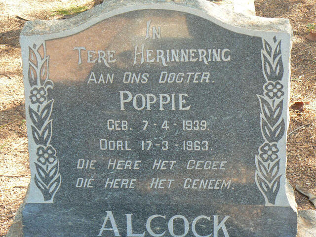 ALCOCK Poppie 1939-1963
