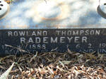 RADEMEYER Rowland Thompson 1888-1978