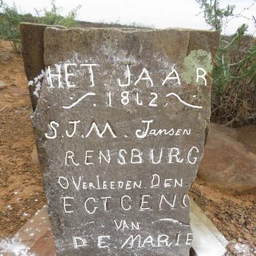 RENSBURG S.J.M., Jansen -18?2