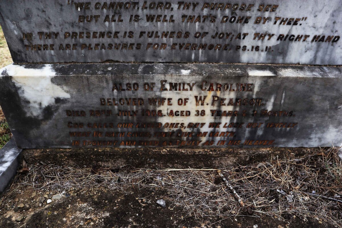 GIBSON Annie Frederica :: PEARSON Emily Caroline -1906 _3