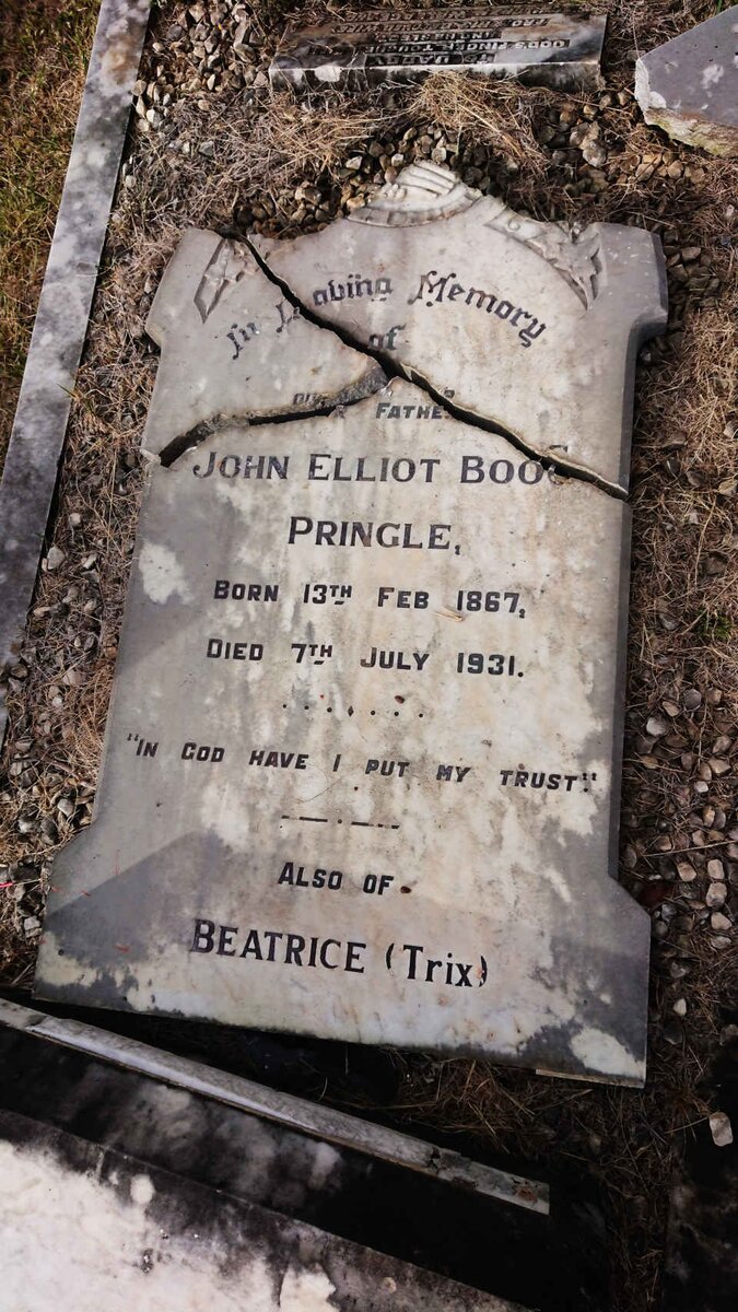 PRINGLE John Elliot Boog 1867-1931 & Beatrice