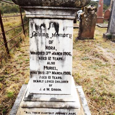 GIBSON Nora -1906 :: GIBSON Muriel -1906