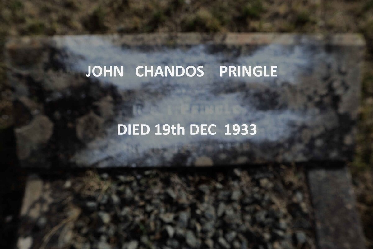 PRINGLE John Chandos -1933