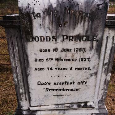 PRINGLE Dodds 1863-1937