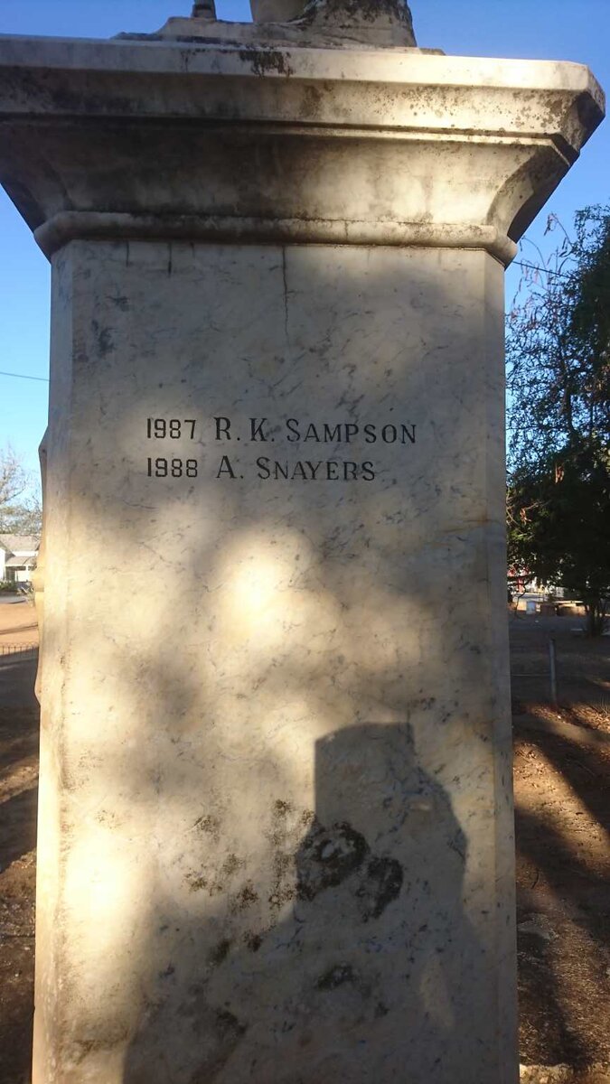 4. War Memorial Casualties 1987-1988