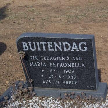 BUITENDAG Maria Petronella 1909-1983