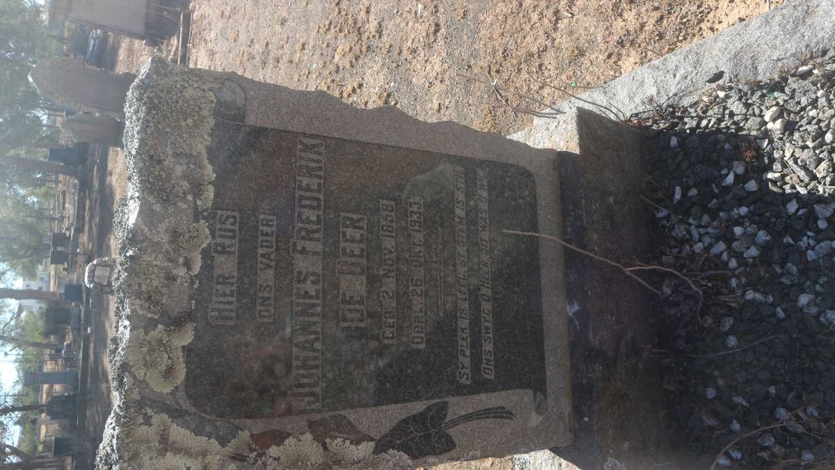 BEER Johannes Frederik, de 1858-1933