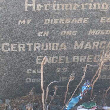 ENGELBRECHT Barend Jacobus 1888-1971 &amp; Gertruida Margaretha 1890-1958