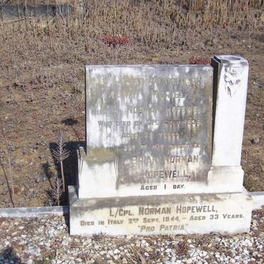 HOPEWELL Norman -1944 &amp; Amy Muriel -1938 :: HOPEWELL Brian Norman