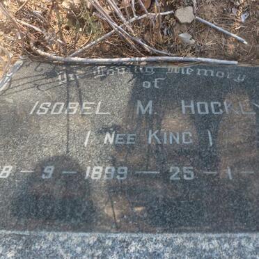HOCKLY Isobel M. nee KING 1899-1979
