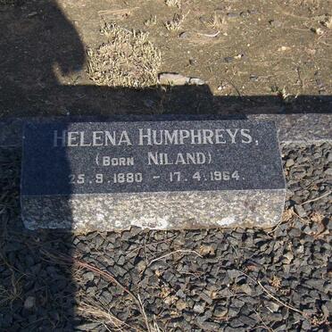 HUMPHREYS Helena nee NILAND 1880-1964