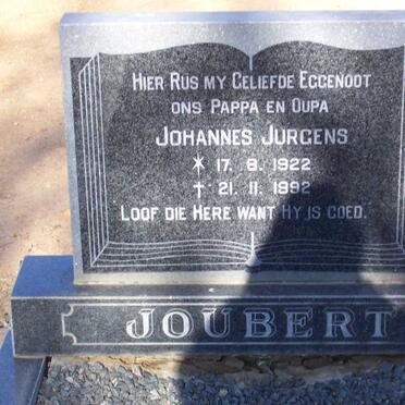JOUBERT Johannes Jurgens 1922-1992