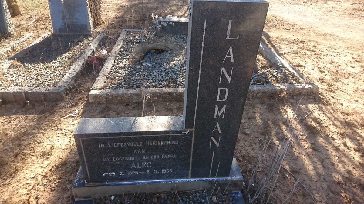 LANDMAN Alec 1928-1968