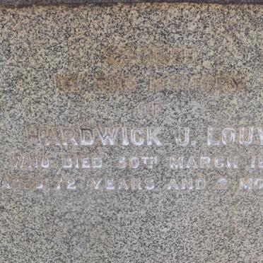 LOUW Hardwick J. -1884