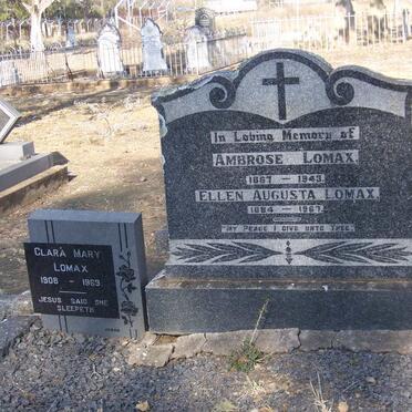 LOMAX Ambrose 1867-1943 &amp; Ellen Augusta 1884-1967