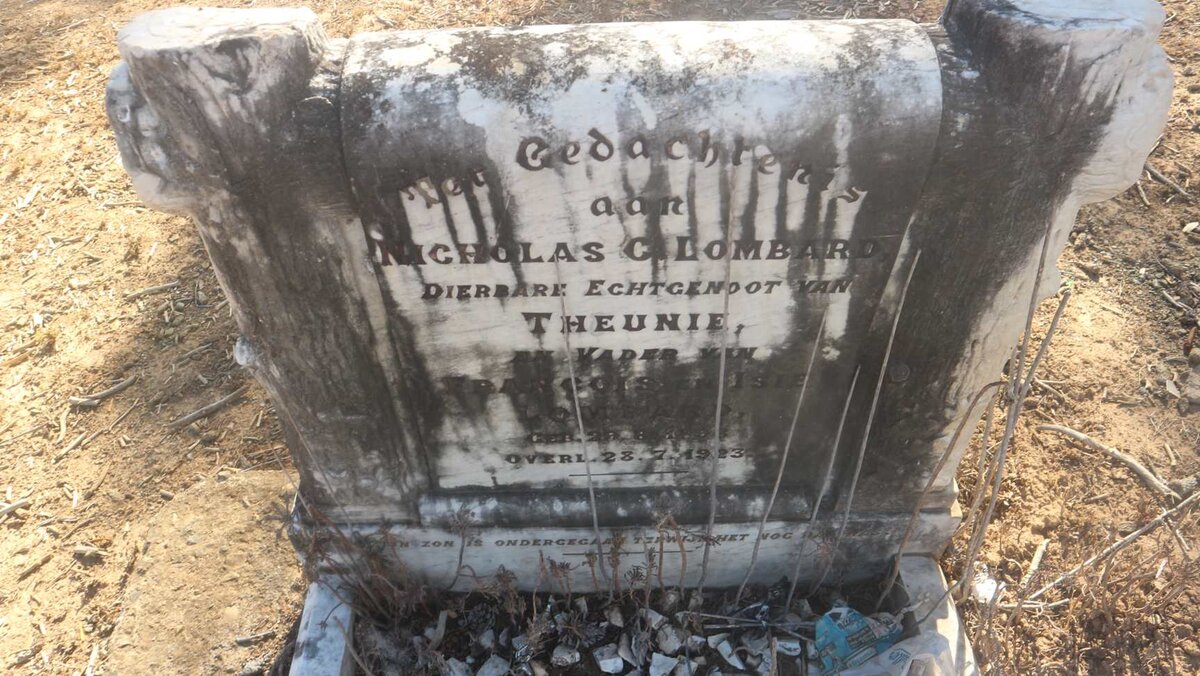 LOMBARD Nicholas C. 189?-1923