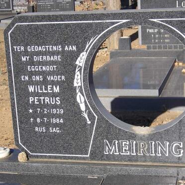 MEIRING Willem Petrus 1939-1984