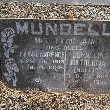 MUNDELL John-Lawrence 1913-1998 &amp; Cornelia Catherina 1919-1995