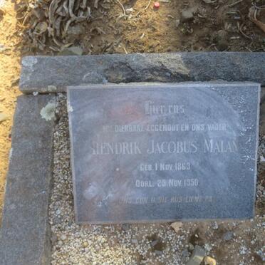MALAN Hendrik Jacobus 1863-1950 &amp; Martha Jacoba KRUGER 1878-1964