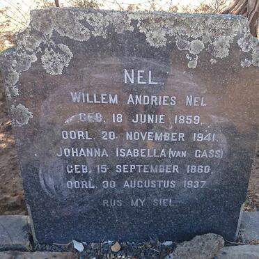 NEL Willem Andries 1859-1941 &amp; Johanna Isabella VAN GASS 1860-1937