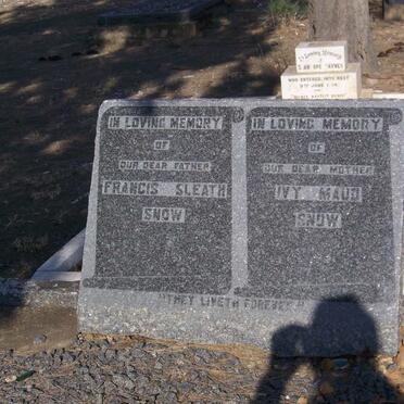 SNOW Francis Sleath &amp; Ivy Maud