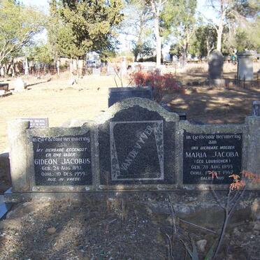 VYVER Gideon Jacobus, van de 1892-1959 &amp; Maria Jacoba LOUBSCHER 1893-1967