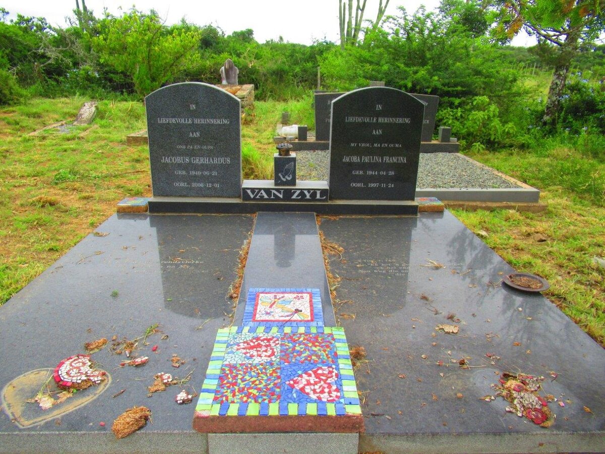 ZYL Jacobus Gerhardus, van 1940-2006 &amp; Jacoba Paulina Francina 1944-1997