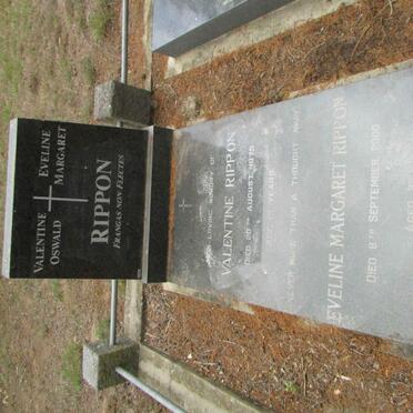 RIPPON Valentine Oswald -1975 &amp; Eveline Margaret -2000