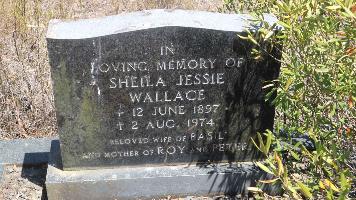 WALLACE Sheila Jessie 1897-1974