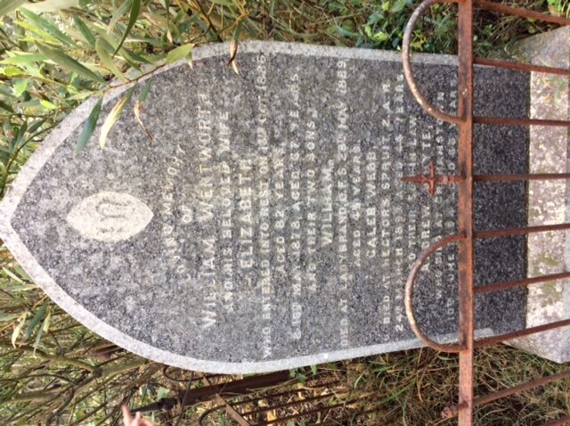 WENTWORTH William -1886 &amp; Elizabeth -1878 :: WENTWORTH William -1889 :: WENTWORTH Caleb Webb  -1897