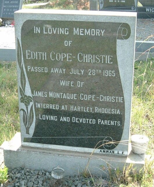 CHRISTIE Edith, COPE -1965