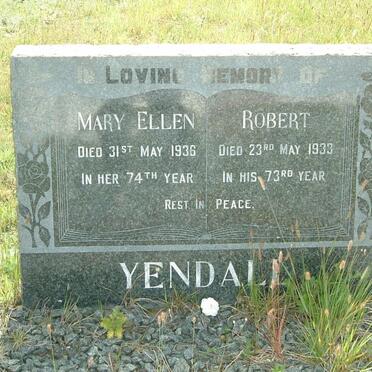 YENDALL Robert -1933 &amp; Mary Ellen -1936