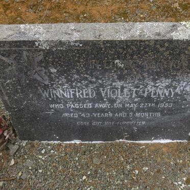 PENNY Winnifred Violet -1953