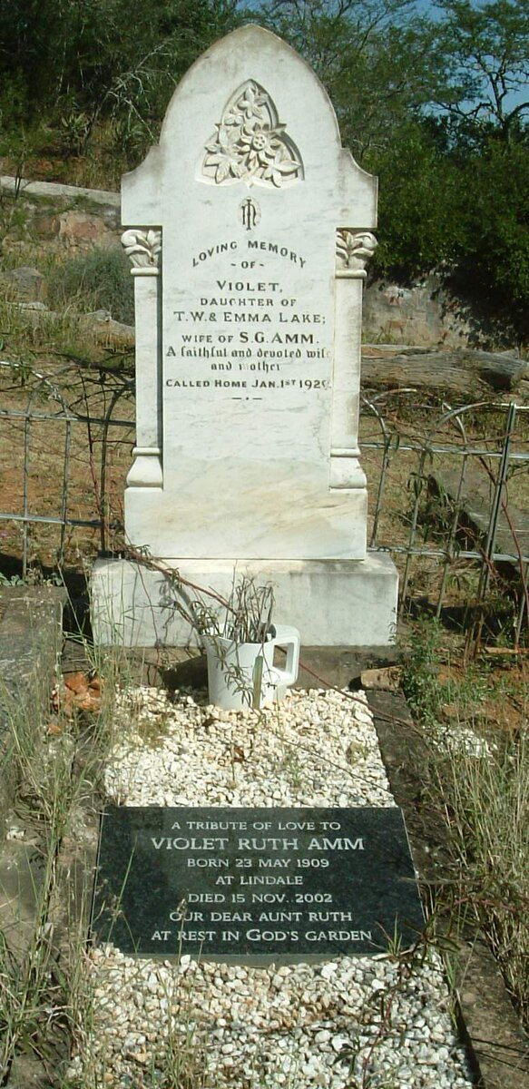 AMM Violet  -1929 :: AMM Violet Ruth 1909-2002