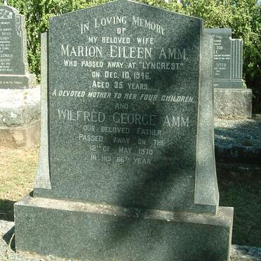 AMM Wilfred George -1970 &amp; Marion Eileen -1946