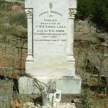 AMM Violet  -1929 :: AMM Violet Ruth 1909-2002