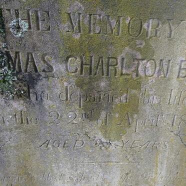 BROOKES Thomas Charlton -1849