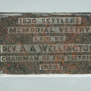 04. Memorial vestry plaque