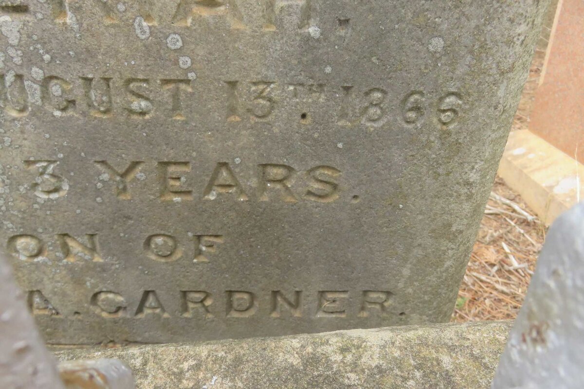 GARDNER Hezekiah -1866
