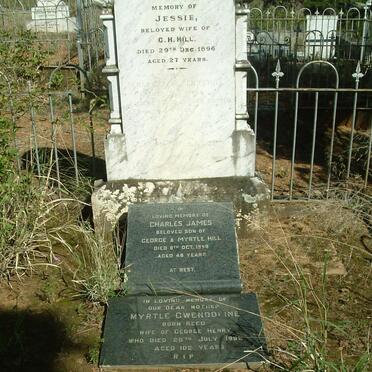 HILL Chas. George Henry -1926 &amp; Jessie -1896 :: HILL Charles James -1959 :: HILL Myrtle Gwendoline nee REED -1982