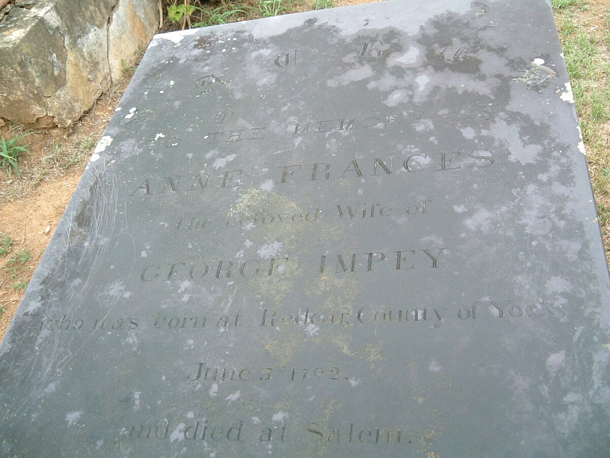 IMPEY Anne Frances 1792-1848